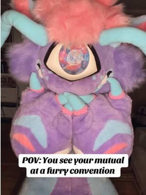 Thank you wonderful people for joining my live!! #furry#furryfandom#alienfursuit#purplealien 