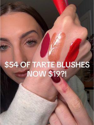 NEW raspberry satin blush + on sale??🍇 $54 set now $19!  INSANE @tarte cosmetics sale rn!! 3 mini blushes including this new shade! Going quick so run!! 🏃 #tarte #tartesatinblush #satinblush #blushtape #tarteblush #tarteblushtape #beautydeals #affordablemakeup #makeupdeals #newyearnewaura #ttsbeautybesties #tiktokshopcreatorpicks #makeuprecommendations #blushrecommendations 