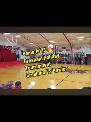 Last Game of 2024 🔥🎙️ Gresham Holiday Tournament between Bowler & Gresham!!!! #davehahn #HahnDynasty #wisconsin #paannouncer #boysbasketball 