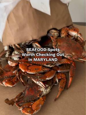 Seafood Spots in Maryland! Here are a few I enjoyed last year. Let me know your favorites ❤️ Crabs 🦀  Mr. Bill’s 📍Baltimore Seaside Restaurant 📍Glen Burnie Conrad’s Seafood 📍Baltimore Coast 2 Coast 📍Solomons Crab Cakes 🦀 Koco’s Pub 📍Baltimore Pappa’s 📍Baltimore & AA County Soul Kuisine Cafe 📍Baltimore Oysters 🦪 Dylan’s Oyster Cellar 📍Baltimore The Urban Oyster 📍Baltimore True Chesapeake 📍Baltimore Steamed Shrimp 🦐 Mama’s on the Half Shell 📍Baltimore Boomerangs Ribs & Seafood 📍Solomons Seafood Boils🦐🦀🦞🦪 Not really a Maryland thing, but Baltimore Seafood (Canton) is pretty good. I always get a spicy boil with extra sauce and seasoning at the chain spots. Crab Soup 🦀 Leo Annapolis 📍Annapolis  Koco’s Pub 📍Baltimore Coast 2 Coast 📍Solomons  I only tried one softshell crab last year, so no list for that right now.  What are your favorite Maryland seafood spots? #MarylandSeafood #SeafoodLovers #MarylandCrabs #CrabCakes #Oysters #SeafoodBoil #BaltimoreSeafood #charmcitytable