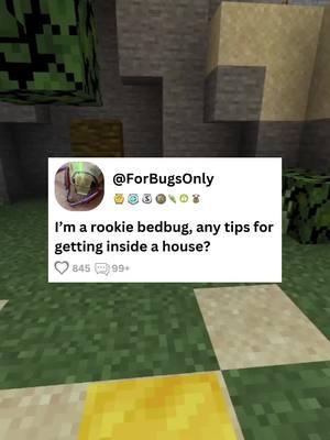 Drop any other tips you bedbugs have in the comments! This video is for bugs only! #forbugsonly #bugyoupage #bugnation #bugtok #minecraftparkour #redditstory #bedbugs 