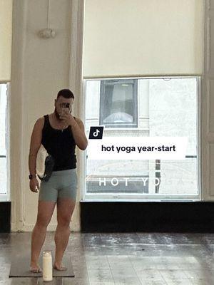 I think I’m falling in love with this. #fyp #hotyoga #yogaboy #workout #workoutoutfit #cuteworkoutclothes #sweat #trending #viral 