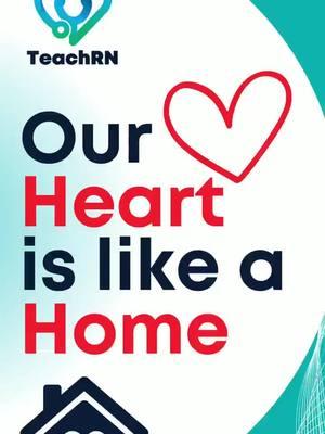 Are you curious about Cardiology? Think of the heart as a home 🏡💖 Thanks, @mechi_rec for sharing! Book a session with Marty: https://app.teachrn.com/mechi-boss or click the bio link 🔗 #cardiology #nursesdoitbest #nurse #nurselife #icu