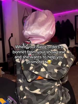 Never a dull moment with her😂😂 get u a bonnet though! #fyp #bonnet #satinbonnets #hairprotection #healthyhair #healthyhair #blackgirlhair #blackgirlmagic #latinas #healthyhairjourney #silkbonnet #TikTokShop  