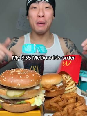 My McDonalds order #mcdonalds #mcdonald #bigmac #chicken #eating #mukbang #fypシ゚viral 