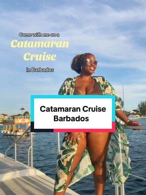 The most peaceful and serene experience #sunsetcruise #catamarancruise #travelvlog #barbados 