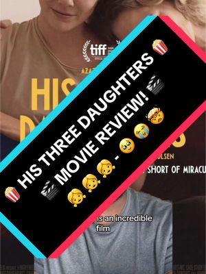 His Three Daughters 🍿 Movie Review! 🎬 A quiet masterpiece IMO. #histhreedaughters #netflix #movie #histhreedaughtersnetflix #movies #movietok #filmtok #moviereview #movierecommendation #fyp #fypシ #xyzbca #netflixmovies #elizabetholsen #carriecoon #natashalyonne #cinema #2024 