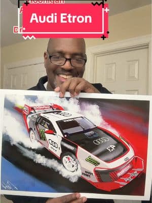 My Audi etron Hoonigan drifting car print art #artreveal #hoonigan #etron #printart #drifting