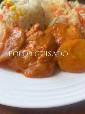 Rico Pollo Guisado a mi estilo mi gente!  #misraicessalvadorenas #polloguisado #fyp #recetassalvadoreñas 