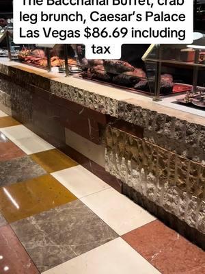 This is the Bacchanal Buffet @Caesars Palace in Las Vegas #vegaspaulycshow 