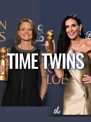 Time twins in astrology occurs when two people are born close together, and last night was a good example of this with Demi Moore and Jodie Foster winning a Golden Globe award the same night, being born a week apart #astrology #celebrityastrology #timetwins