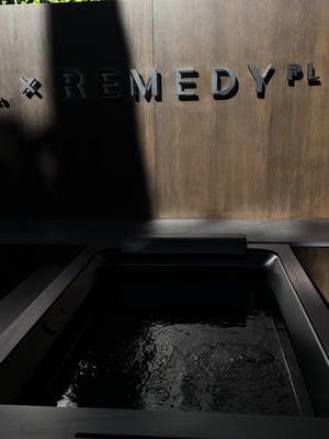 Six minutes in 39º. Are you in? #remedyplace #socialwellnessclub #6minuteclub #icebath #kohler #designmiami 