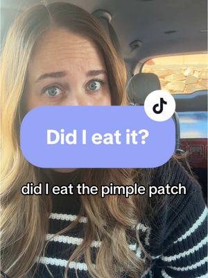 Where did the pimple patch go?… #pimplepatch #pimplepopping #acne #womenproblems #pandaexpress  #storytime #utahcheck #unboxing 