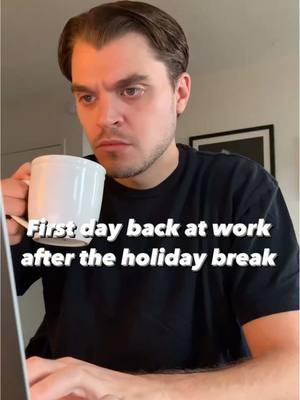 Is today the worst Monday of the year? #backtowork #backtoreality #holidayblues #relevant #relatable #comedyvideo #fypシ 