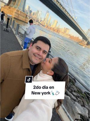 No quería que acabe nunca este día!🤍✨ no pude tener mejor sorpresa ☺️ #CapCut #thebigapple #viaje #travel #newyork #couple #makeupartist #nuevayork #brooklynbridge #puentedebrooklyn #weareengaged #engagement #compromiso #katz 