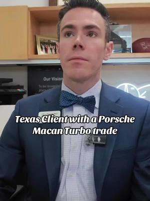 This client reached out from Texas but CARVANA is offering way more money for his trade which is already above wholesale value. #carvana #texas #porsche #macan #turbo #dealership #mercedes 