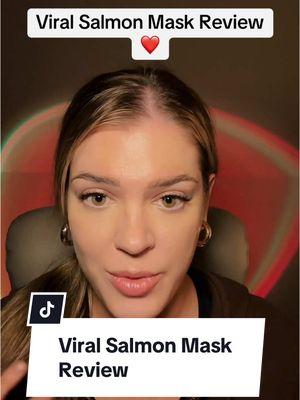 The mask is on sale for $20 now!! Snag it while you can! #viralsalmonmask #viralmask #fyp #skincare #foryoupage 