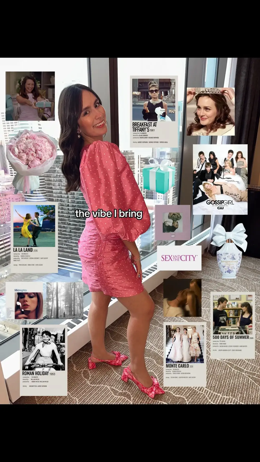 this sums me up as a person #gossipgirl #audreyhepburn #breakfastattiffanys #romanholiday #lalaland #500daysofsummer #montecarlo #blairwaldorf #charlotteyork #arianagrande #taylorswift #midnights #folklore #thankunext #eternalsunshine #tiffanyandco #loveshackfancy 