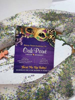 It’s officially MARDI GRAS!!! Happy twelfth night and kings day! The first review of the season comes from my FAVORITE King Cakes @OakPoint_FreshMarket #mardigras #twelfthnight #louisiana 