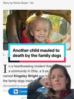 Dogs should never have access to children or be left alone with them. It’s our responsibility to keep our kids safe. Far too many children have lost their lives to family dogs and there are always signs before the mauling.  #children #safety #dog #familydog #dogbite #death #dogattack #sad 