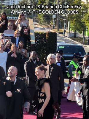 I actually saw more TikTokers than expected 🤔 #joshrichards #joshrichardsedit #briannachickenfry #briannachickenfy #goldenglobes2025 #goldenglobes 