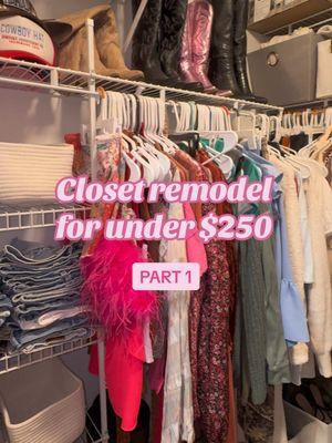 Let’s get it!!!!🧢👙👚👗 #closet #closetsystem #homerenovation #closetremodel #closetupgrade #closetorganization #organize @Lowe’s #lowes #fyp #foryou #trending #viralvideo 