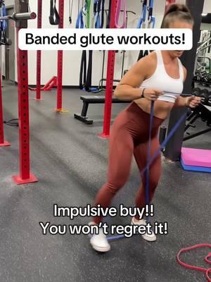 Sometimes an impulse purchase is the best purchase 😂 get some #resistantbands to take your workout to the next level! #workoutbands #glutesworkout #bandedgluteexercises #gym #exercise 