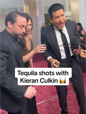 Congrats on the win, #KieranCulkin!  #Salud  #GoldenGlobes 