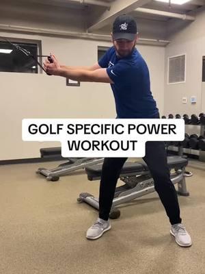 this golf specific power workout will have you out driving all your friends in 2025! #golfworkout #golftiktok #fyp 