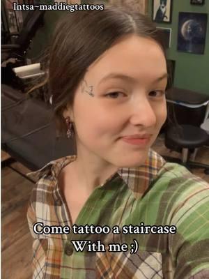 Wanted to do this one for awhile :)) #tattootiktok #tattooartistsoftiktok #tattooartist #tattooart #art #staircase #staircasetattoo #cometattoowithme #fyp #tattoos #artist #tattoer #tattooist #artistsoftiktok #huntsvillealabama #flashtattoo #tattoo #inked #alabama #tattooing #tattootok #tattooshop #tattoodesign 