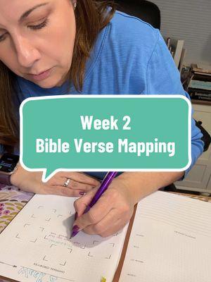 Bible Study: Use any translation of the Bible for this.  Commit as little or as much time as you can.  Dive deeper into your Bible to understand it better.  #versemapping #biblestudy #bibleverse you don’t have to do it all in one sitting.  That’s why I said ONE a week along with my daily #biblerecap 