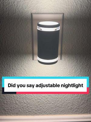 Did you say 2 for 1 adjustable nightlight  From dusk till dawn - you choose how bright!!! #nightlight #hallwaylights #lightening #light #night 