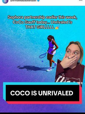 @Coco Gauff see u in Miamiiiiiii?! 👀 #unrivaled #cocogauff #womenssports @Unrivaled Basketball 