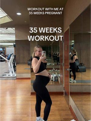 35 weeks & going strong ! #35weeks #thirdtrimester #thirdtrimesterbelike #workoutwithme #pregnanttiktok #pregnantbelly #hiitworkout #dumbbellworkout #pregnancyworkout #pregnancyworkouts #workoutwithmetoday #workoutwithmenow #35weekspregnant #gymworkout #gymworkouts #legworkout #legworkouts #legworkoutfromhome #babybump #babyboy 