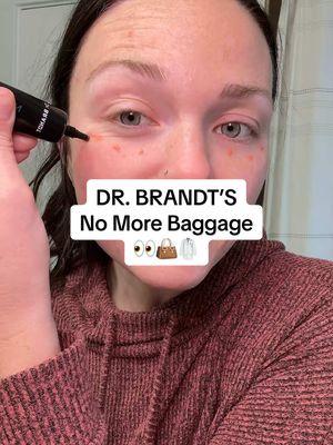 Bags are meant to be carried not worn! Eliminate the bags and dark circles with Dr. Brandt’s help! @Dr. BRANDT Skincare  _____________________ #drbrandt#skincare#eyes#darkcircles#eyepuffiness#eyebags#TikTokShop#tiktokshopyearendsale#tiktokshopjumpstartsale 