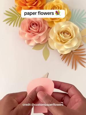 💐💐 credit @custompaperflowers #creatorsearchinsights #craft #DIY #paper #paperflowers #diyflower #gotit 