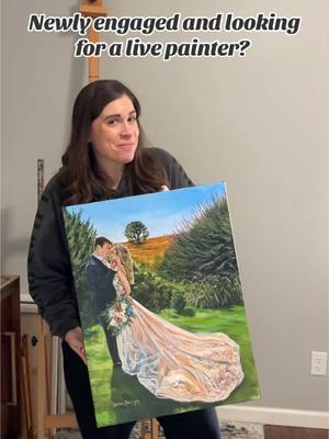 I would love to paint your special day!!   #liveweddingpainting #weddingportrait #liveweddingpainter #uniqueweddingideas #weddingplanning 