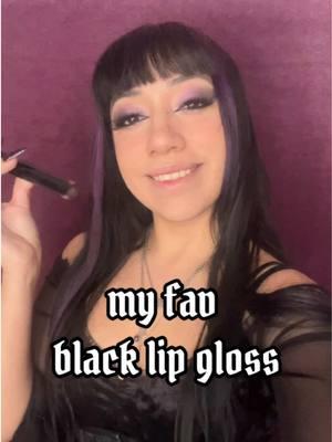 i love @Black Moon Cosmetics  🖤 this lip gloss is so good !!!  #makeup #blacklipstick #gothtok #alttiktok #altstyle #blacklipgloss #gothmakeup #gothmakeuplook 