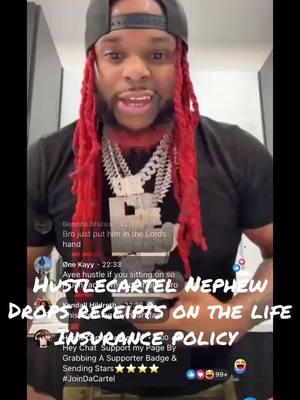 Hustlecartel Nephew drops receipts on the life insurance policy 😳 #fypシ゚viral #fyppppppppppppppppppppppp #explore #trending #1finesse2tymes #lilking #viralvideo #explorepage #explore #unde #hustle 