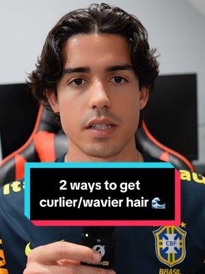 How to get curlier/wavier hair 🌊 #marcosphilip #mensselfcare #mensselfimprovement #menshairstyle #menshair #creatorsearchinsights 