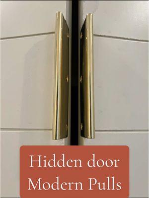 Modern Pulls for hidden doors, looks gorgeous! #modern #interiordesign #design #doorhandle #emtek #customdesign #homeimprovement #handyman #clt #cltnc #maxhandypro 