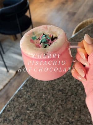 My new teapot has arrived 🫖😌🥹 this cherry pistachio HOT CHOCOLATE was amazingly delicious OMG 🫢! #fyp #viral #organizedhome #organizedkitchen #satisfying #aesthetic #Home #hotchocolate #hotchocolatebomb #hotchocolaterecipe #asmr #asmrsounds 