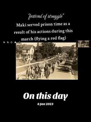 #onthisday #festivalofstruggle #ishpeming #fourthofjuly #festivaloftreasures  #labormovement #union #redflaglaw #maki #prison #trending #viral #communism #pioneer #fyp #foryoupage #history #thepastistheworst #lestweforget 