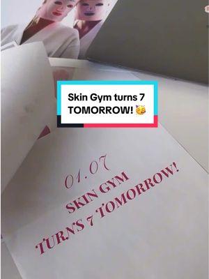 SURPRISE!! Skin Gym turns 7 tomorrow on 01.07!! Set your reminders and stay tuned for our exciting Birthday announcement tomorrow morning!! 🎀🥳🎂 XO, Skin Gym💖  #fyp  #skingym #happybirthday #brandbirthday 