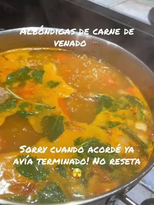 #albondigas #carnedevenado #deermeatballsoup 