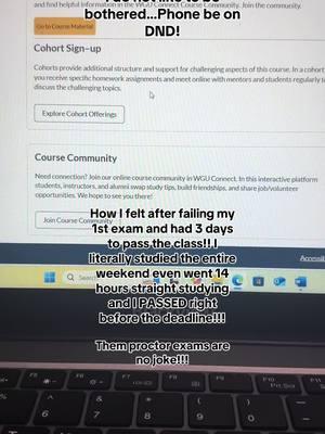 I got goals to focus on! Isolation at its finest 😉 #wgu #healthcare #healthscience #wguhealthscience #proctoredexam #student #studytok #fyp #bachelorready 