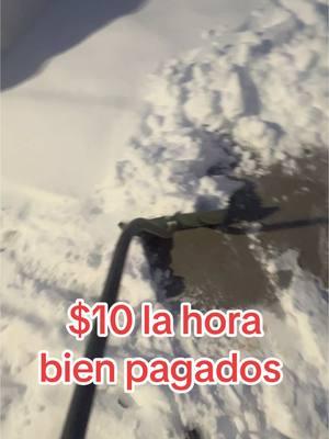 A remover nieve se a dicho #jefesabusadores #patronesmamones #patrones #elsuenoamericano #chanvas #trabajoduro #unaestafa #billete #dolares #trabajomalpagado 