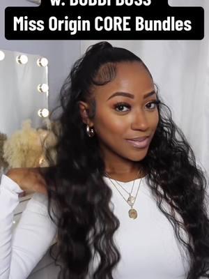 Revamp your style with new Miss Origin CORE - the game-changing synthetic bundle that’s both stylish and budget-friendly. 💫🙌🏾 @Briana Tahari shows just one way you can style quick & easy!💅🏾 #missorigincore #corebundles #bobbibosscore #missorigin #quickweave #diyclipins #weaves #quickweaves #syntheticweave 