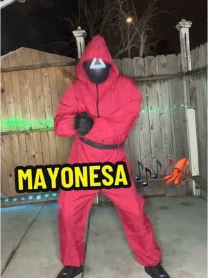 MAYONESA !! 🎶🦑 #pinksoldier #squidgame #mayonesa #Cumbia 