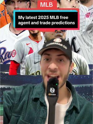 My latest 2025 MLB free agent and trade predictions #greenscreen #freeagent #MLB #luisarraez #nolanarenado #mlbtraderumors